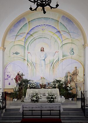 Archivo:Altarbild Santa Maria Pfarrkirche Mojacar Maler- Michael Sucker