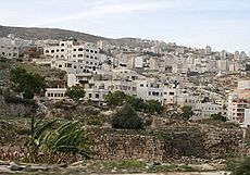 Archivo:Ancient ruins in a Nablus neighborhood