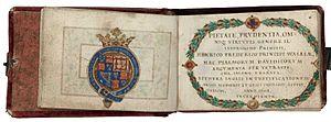 Archivo:Argumenta psalmorum Davidis dedicaion (Inglis, 1608)