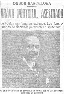 Archivo:Bravo Portillo, asesinado, Heraldo de Madrid