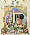 Chronicon Pictum P106 Álmos elfogatása