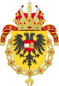 Coat of Arms of Leopold I, Holy Roman Emperor-Or shield variant.svg