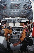Columbia STS-1 training