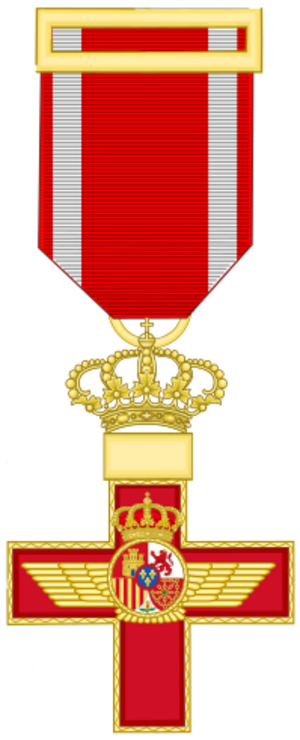 Archivo:Cross of the Aeronautical Merit (Spain) - Red Decoration