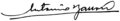 Firma de Antonio Barroso