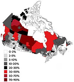 First Nations Distribution in Canada, 2021 Census.jpg