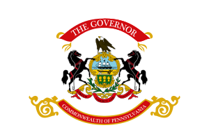 Archivo:Flag of the Governor of Pennsylvania