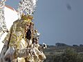Imagen de Nuestra Señora de Piedras Albas, El Almendro, Huelva, España, romería 2019