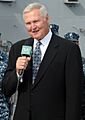 Jerry West on USS Ronald Reagan (cropped)