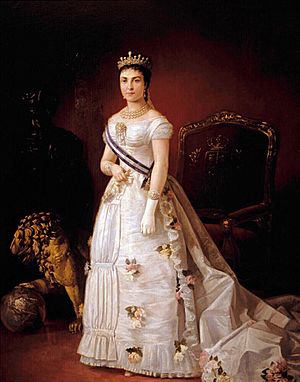 Archivo:La reina María de las Mercedes de Orleans (Museo de Historia de Madrid)