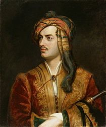 Archivo:Lord Byron in Albanian dress