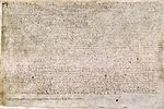 Archivo:Magna Carta (British Library Cotton MS Augustus II.106)