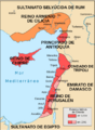 Map Crusader states 1240-es
