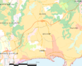 Map commune FR insee code 06030