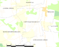 Map commune FR insee code 14155