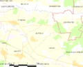 Map commune FR insee code 89061