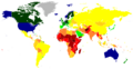 Map of countries by GDP (nominal) per capita in 2023