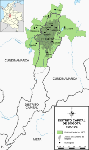 Archivo:Mapa del Distrito Capital (Colombia) (1905)
