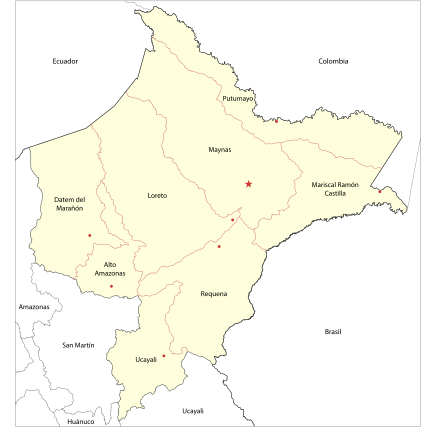 Archivo:Mapa departamento de Loreto