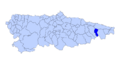 Onis Asturies map