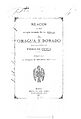 Relación de todo lo que sucedió en la jornada de Omagua y Dorado hecha por el Gobernador Pedro de Orsúa 1881