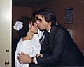 Richard Belzer tries to kiss Mitzi Shore at the Comedy Store