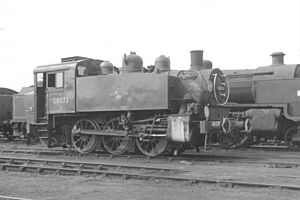 Archivo:SR USA 0-6-0T 30073 Eastleigh MPD 70D, August 1966 (9969640295)