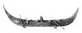 Silver model of a boat, tomb PG 789, Royal Cemetery of UR, 2600-2500 BCE