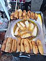 Tamales fritos en la CDMX