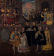 Archivo:The Marriage of Martin de Loyola to Princess Dona Beatriz and Don Juan Borja to Lorenza