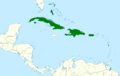 Turdus plumbeus map