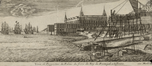 Archivo:Veue et Perspective du Palais du frere du Roy de Portugal a Lisbonne - 1668