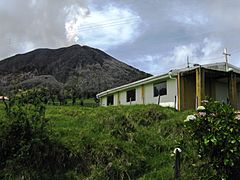 Volcán Turrialba desde La Central