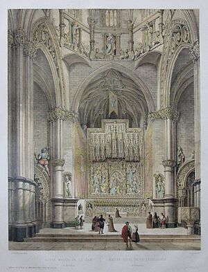 Archivo:Zaragoza - La Seo - Retablo mayor