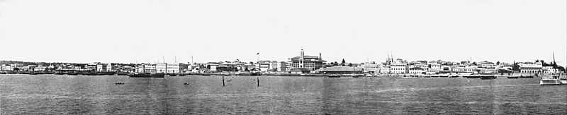 Archivo:A. C. Gomes Panorama Zanzibar 1902