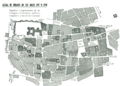 Alcalá de Henares (s. XVI y XVII) plano con los edificios principales