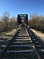 Antiguo puente de ferrocarril sobre el Duero en Herrera de Duero