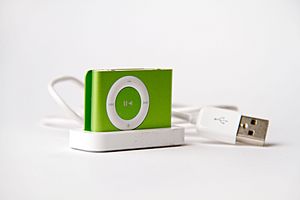 Archivo:Apple iPod Shuffle second generation green