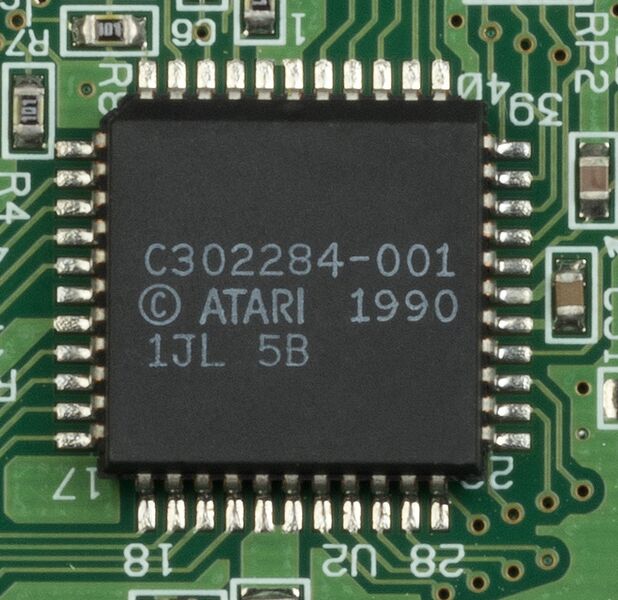 Atari-Lynx-II-Motherboard cpu