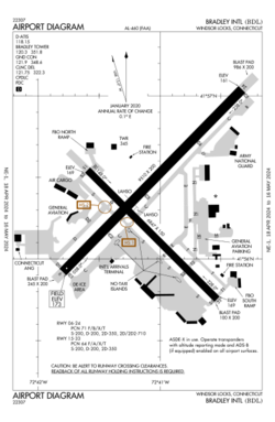BDL Airport Diagram 2024.svg