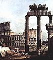 Bernardo Bellotto, Capriccio Romano, Colosseum