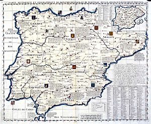 Archivo:Carte historique des Royaumes d'Espagne et Portugal
