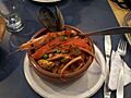 Cazuela de mariscos