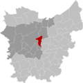 Destelbergen East-Flanders Belgium Map