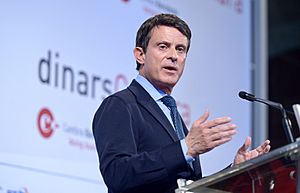 Archivo:Dinar Cambra amb Manuel Valls, candidat a l'alcaldia de Barcelona