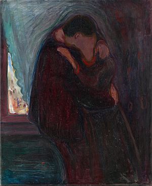Archivo:Edvard Munch - The Kiss - Google Art Project