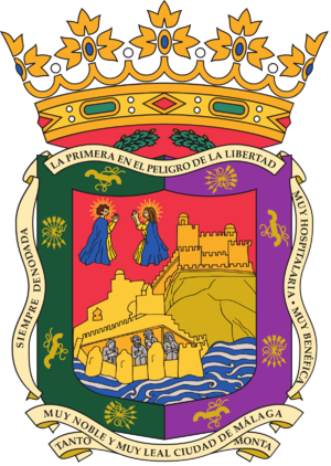 Archivo:Escudo Ciudad de Málaga