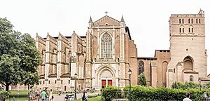 Archivo:Façade nord de la cathédrale Saint-Étienne de Toulouse