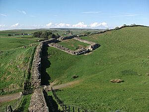 Archivo:Hadrian's Wall (Cawfields Milecastle)