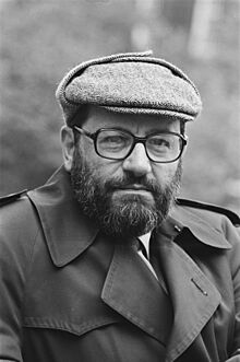 Italiaanse schrijver Umberto Eco , kop.jpg